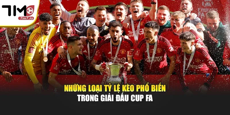 Những loại tỷ lệ kèo phổ biến trong giải đấu Cup FA