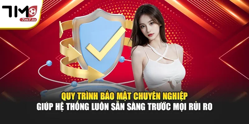 Bảo Mật 7M - Hệ Thống Mã Hóa An Toàn Thông Tin Tuyệt Đối Quy trình bảo mật chuyên nghiệp giúp hệ thống luôn sẵn sàng trước mọi rủi ro