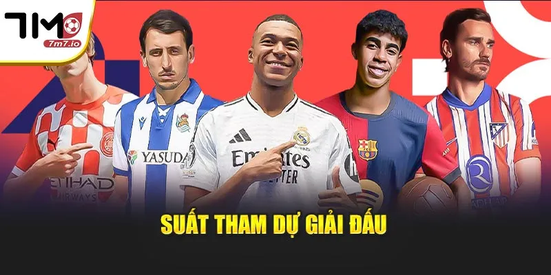 Suất tham dự giải đấu
