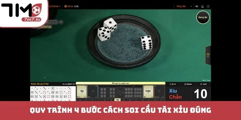 Cách Soi Cầu Tài Xỉu Bách Chiến Bách Thắng Cho Newbie Quy trình 4 bước cách soi cầu Tài Xỉu đúng