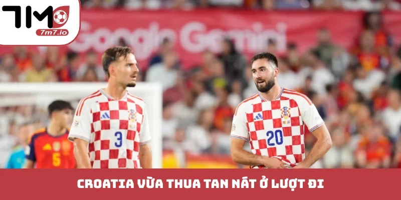 Croatia vừa thua tan nát ở lượt đi 